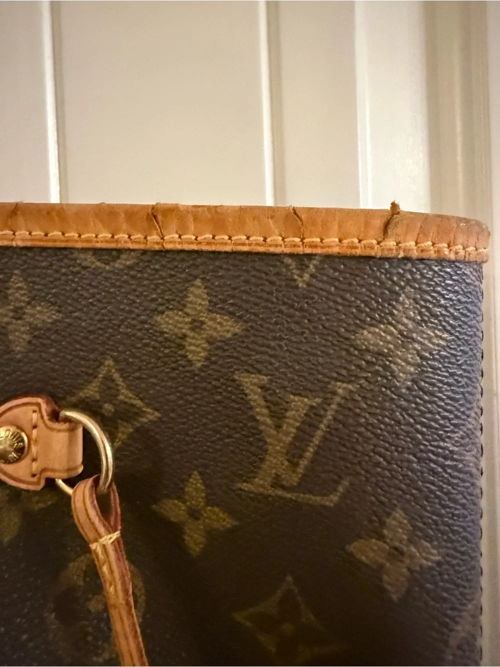 Louis Vuitton Monogram Neverfull Tote - Brown/Tan AUTHENTIC - Certified
